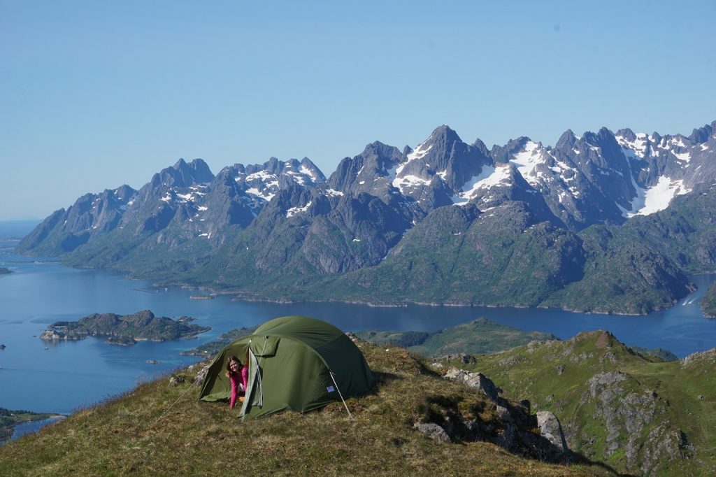 Tälta i Lofoten