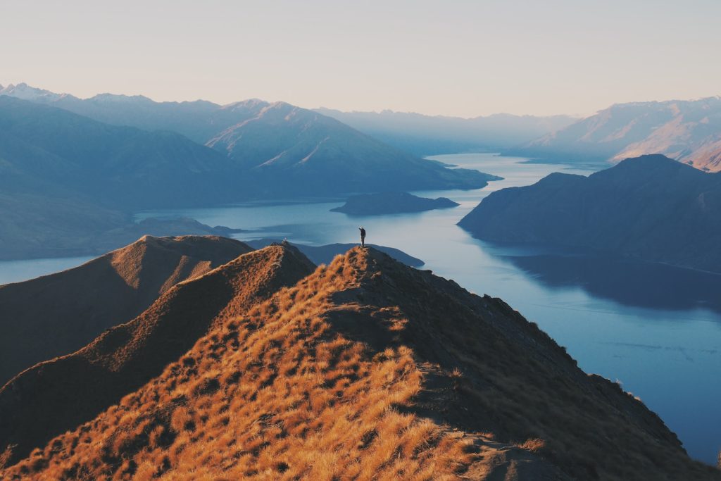 Roy´s peak, vandring på nya zeeland