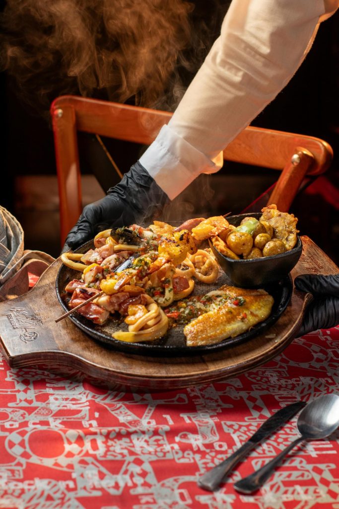 mat på tallrik Madeira